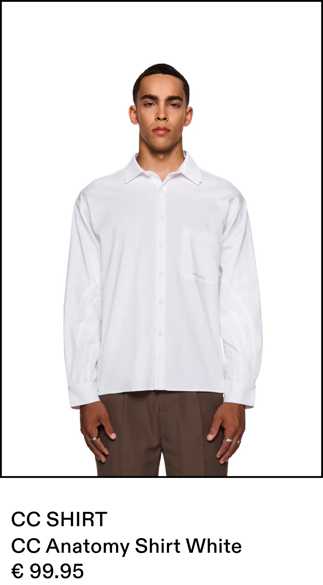 CC Anatomy Shirt White