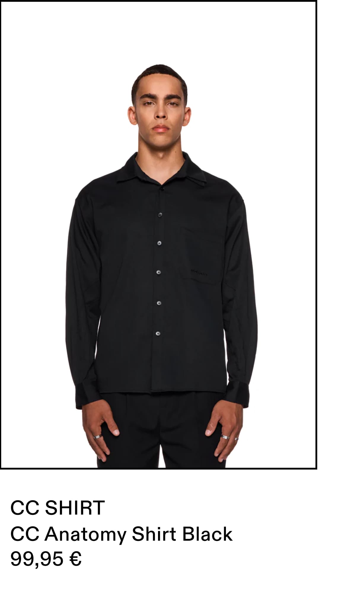 CC Anatomy Shirt Black