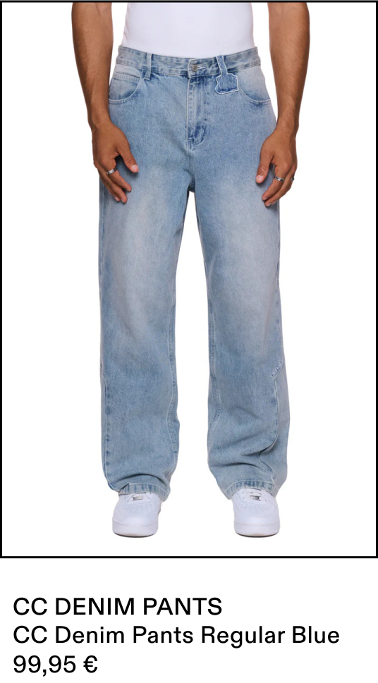 CC Denim Pants Regular Blue