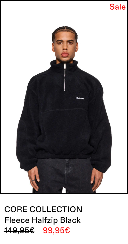 CC Fleece Halfzip Black