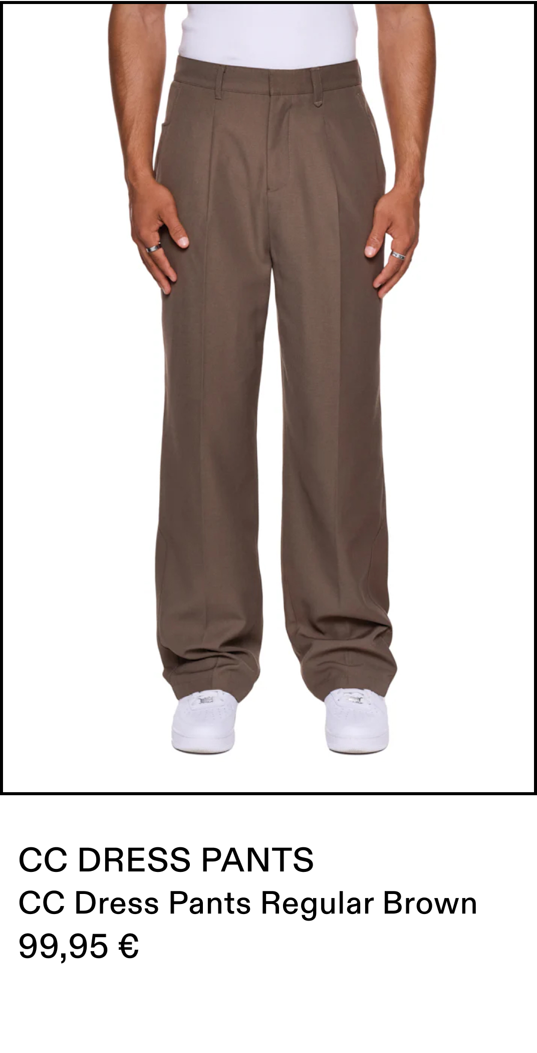 CC Dress Pants Regular Brown