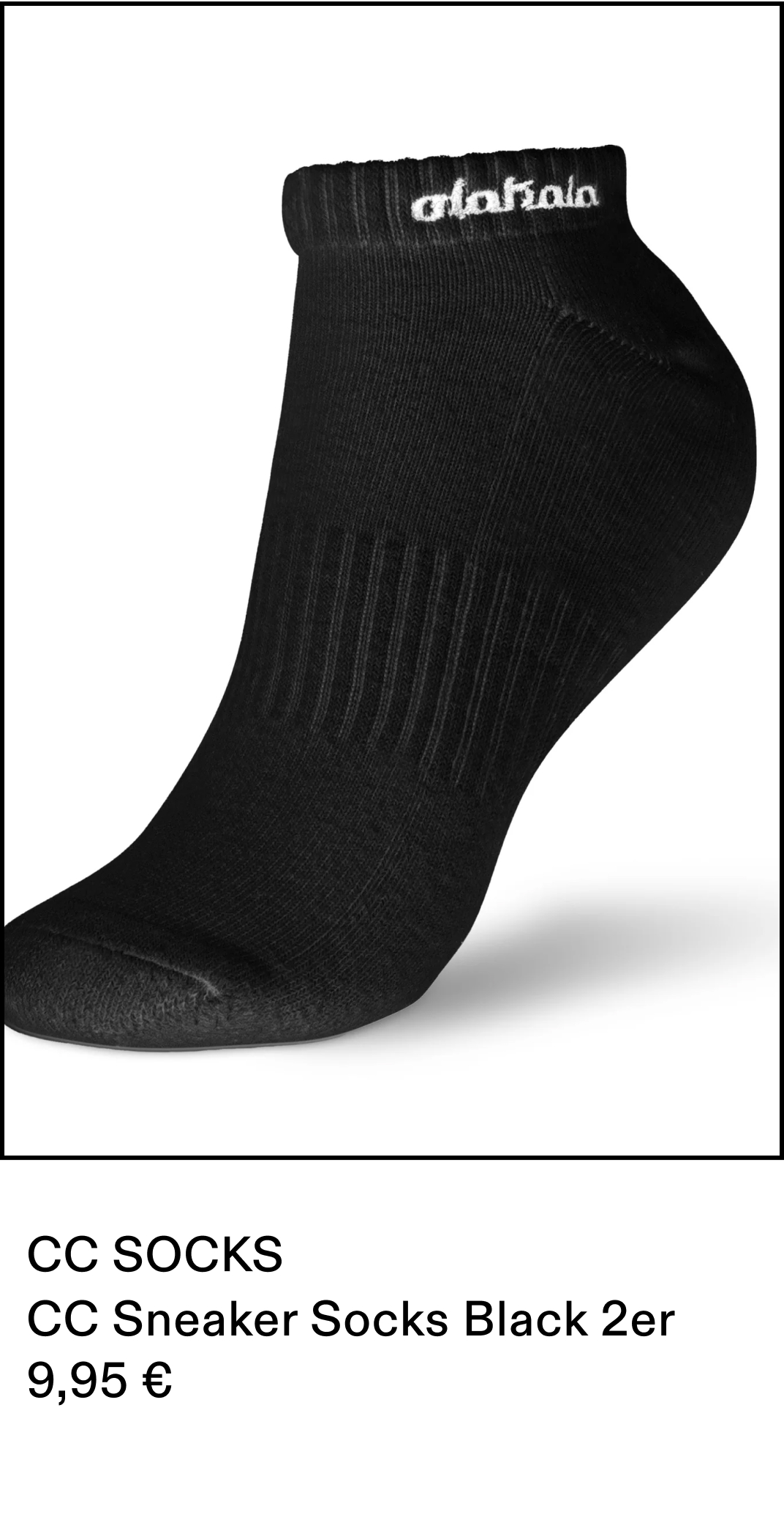 CC Sneaker Socks Black 2er-Pack