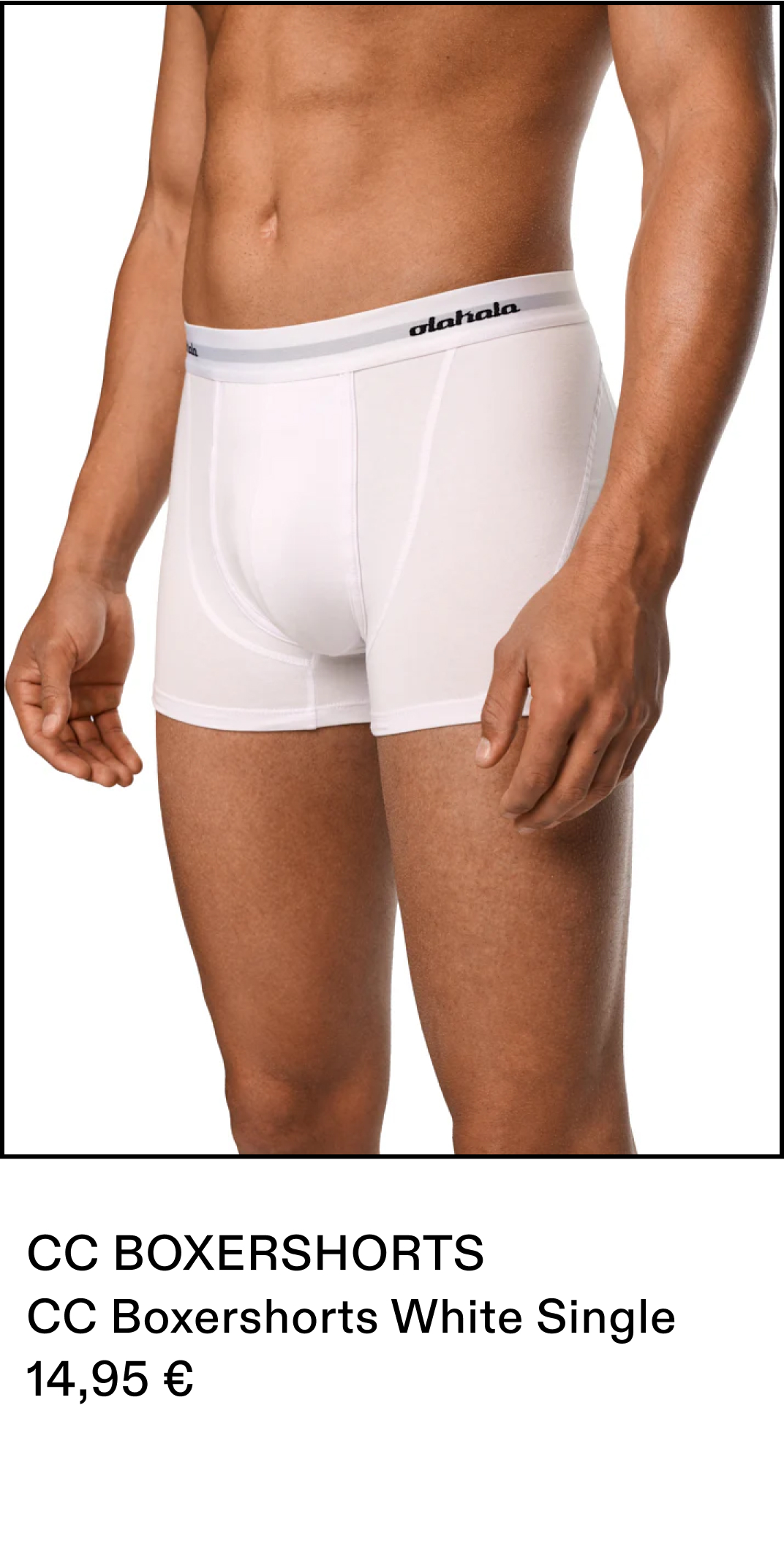 CC Boxershorts White Single