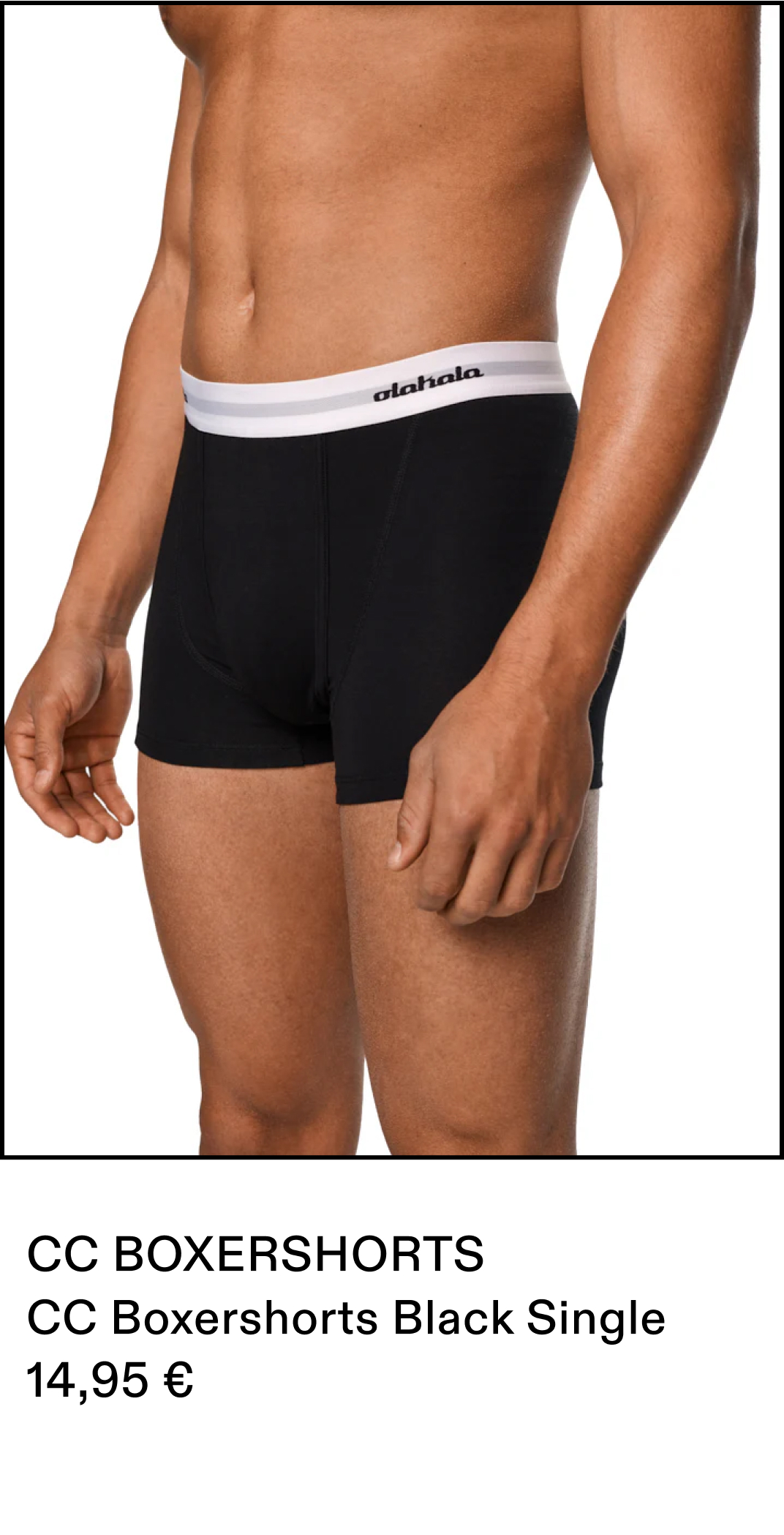 CC Boxershorts Black Single