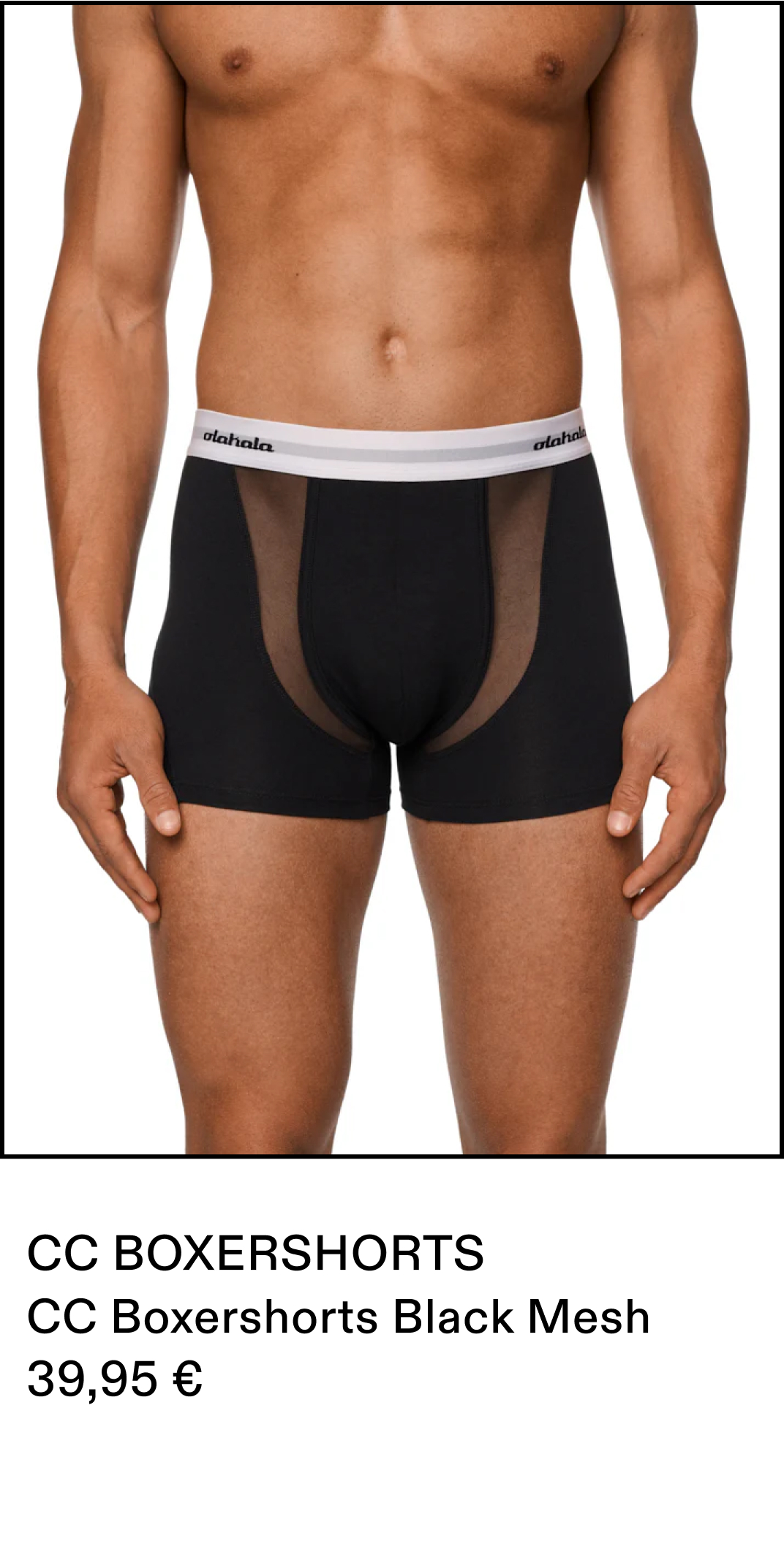 CC Boxershorts Black Mesh