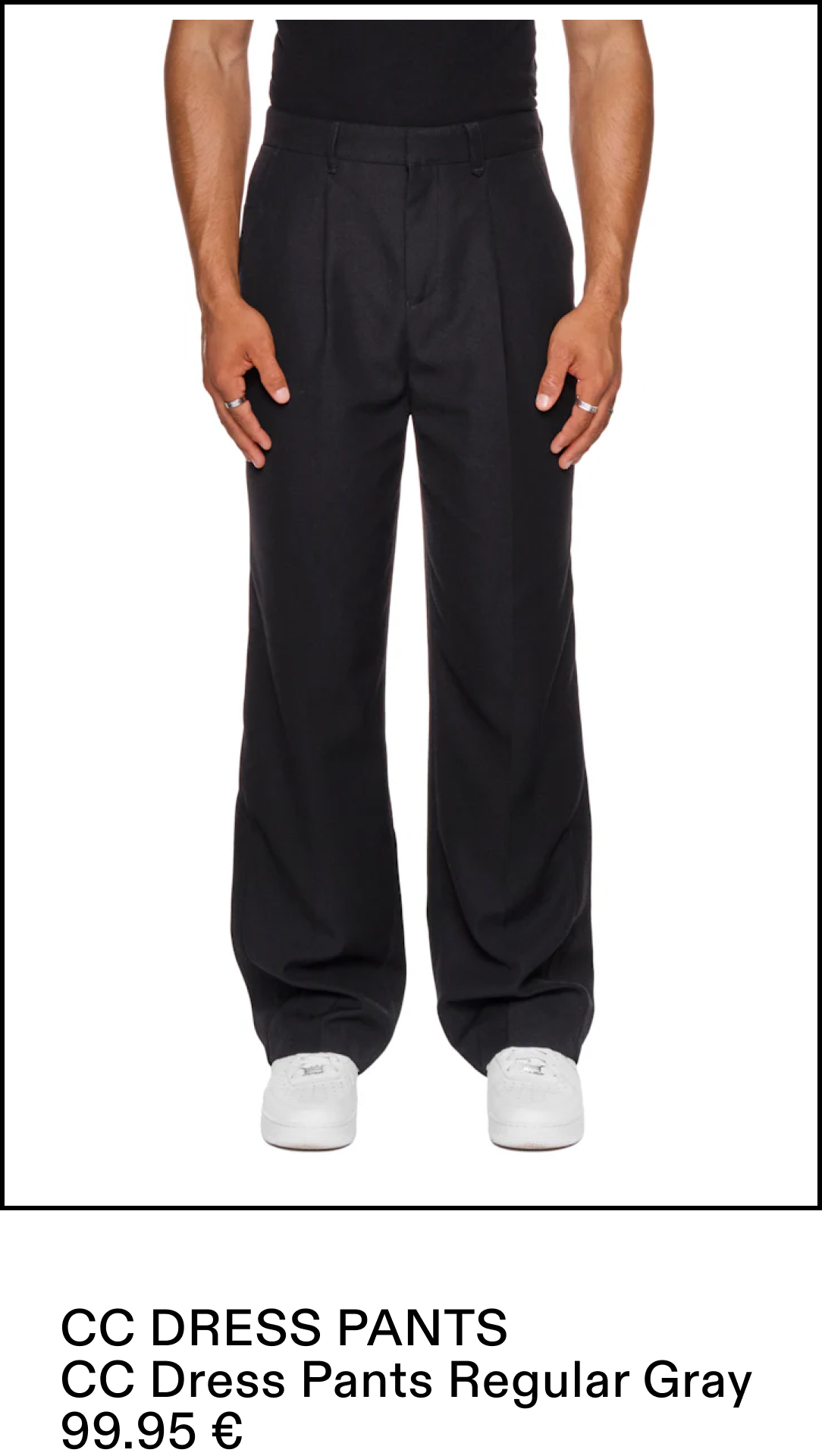 CC Dress Pants Regular Black